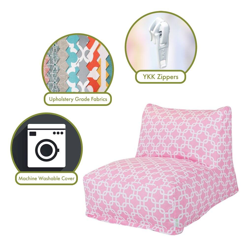 - Upholstery Grade Fabrics
- YKK Zippers
- Machine Washable Cover