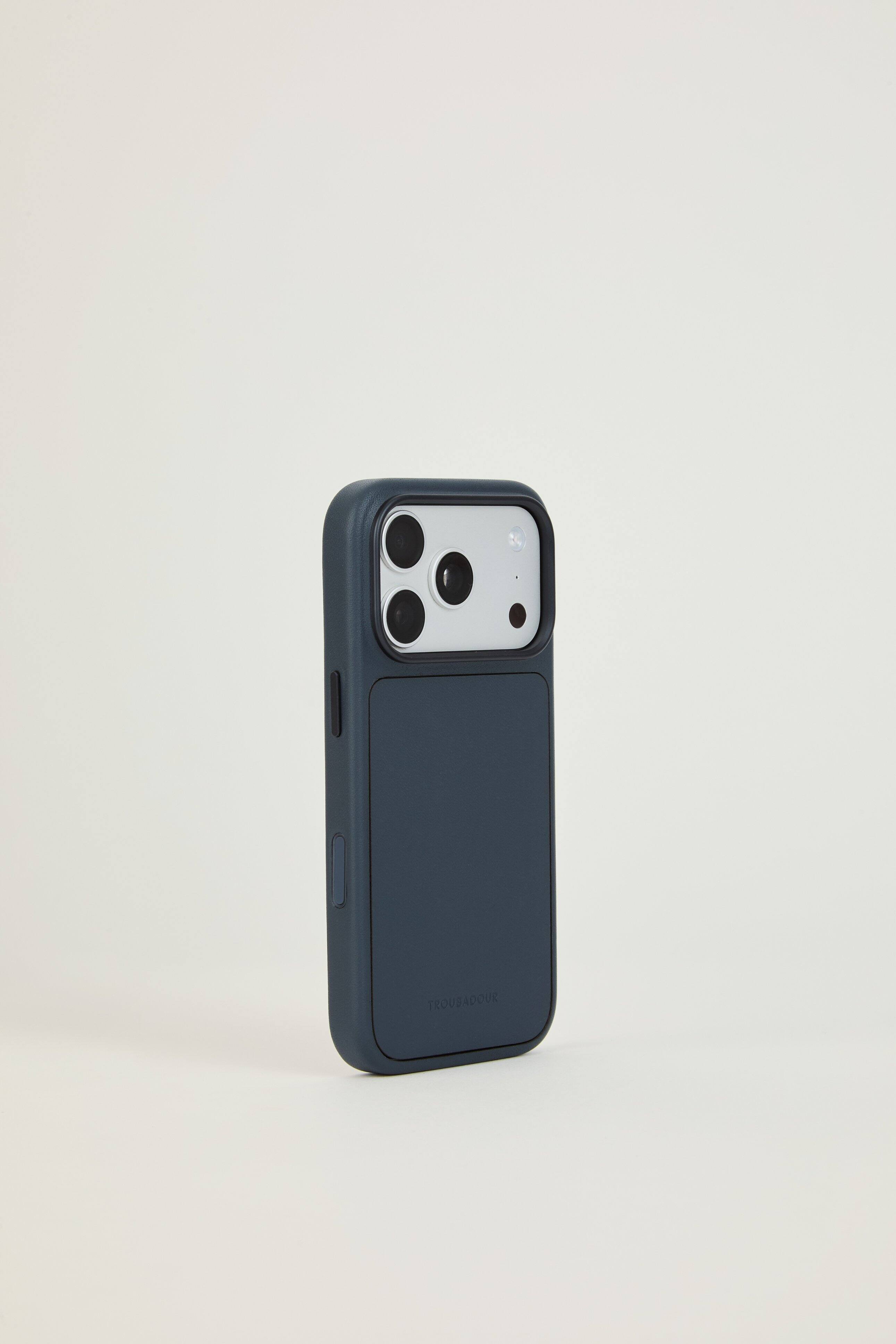 Troubadour - iPhone 18 Pro Modular Leather Case - Basalt