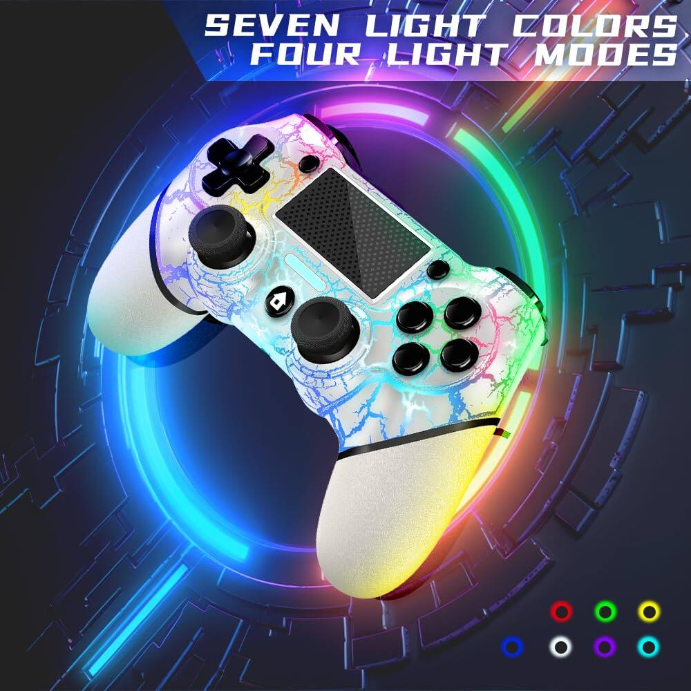 SEVEN LIGHT COLORS  
FOUR LIGHT MODES