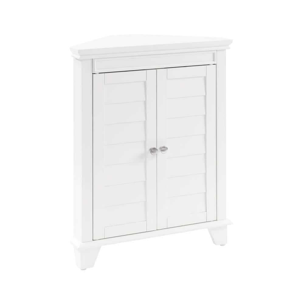 Crosley Furniture - Lydia Corner Storage Cabinet - White