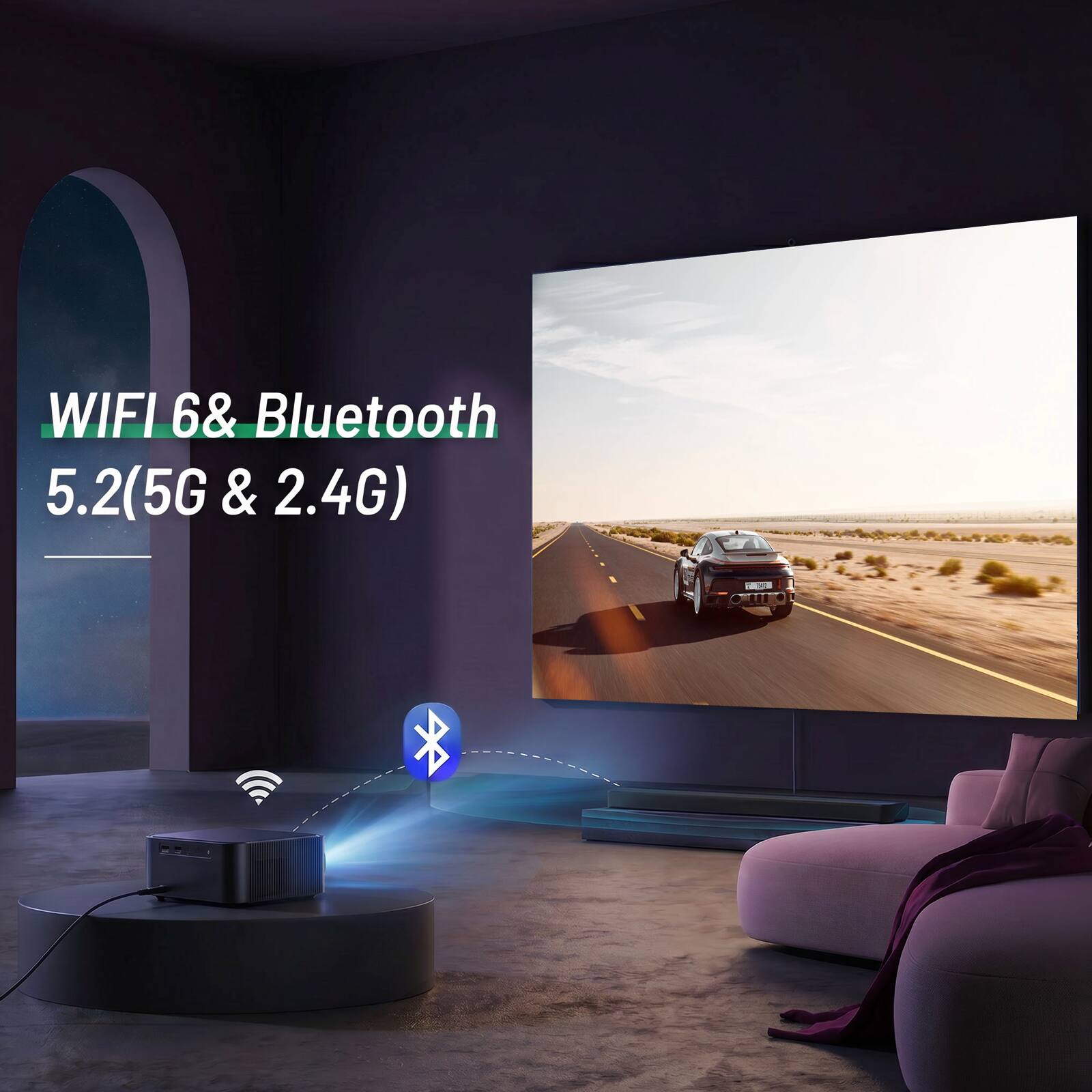 WIFI 6 & Bluetooth 5.2 (5G & 2.4G)