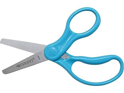 Alt View 2. Westcott - Value Line 5" Stainless Steel Kid's Scissors, Blunt Tip Colors - Assorted.