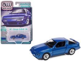 Autoworld - 1988 Chrysler Conquest TSi Bright "Modern Muscle" Series 1/64 Diecast Model Car by Auto World - Blue Metallic
