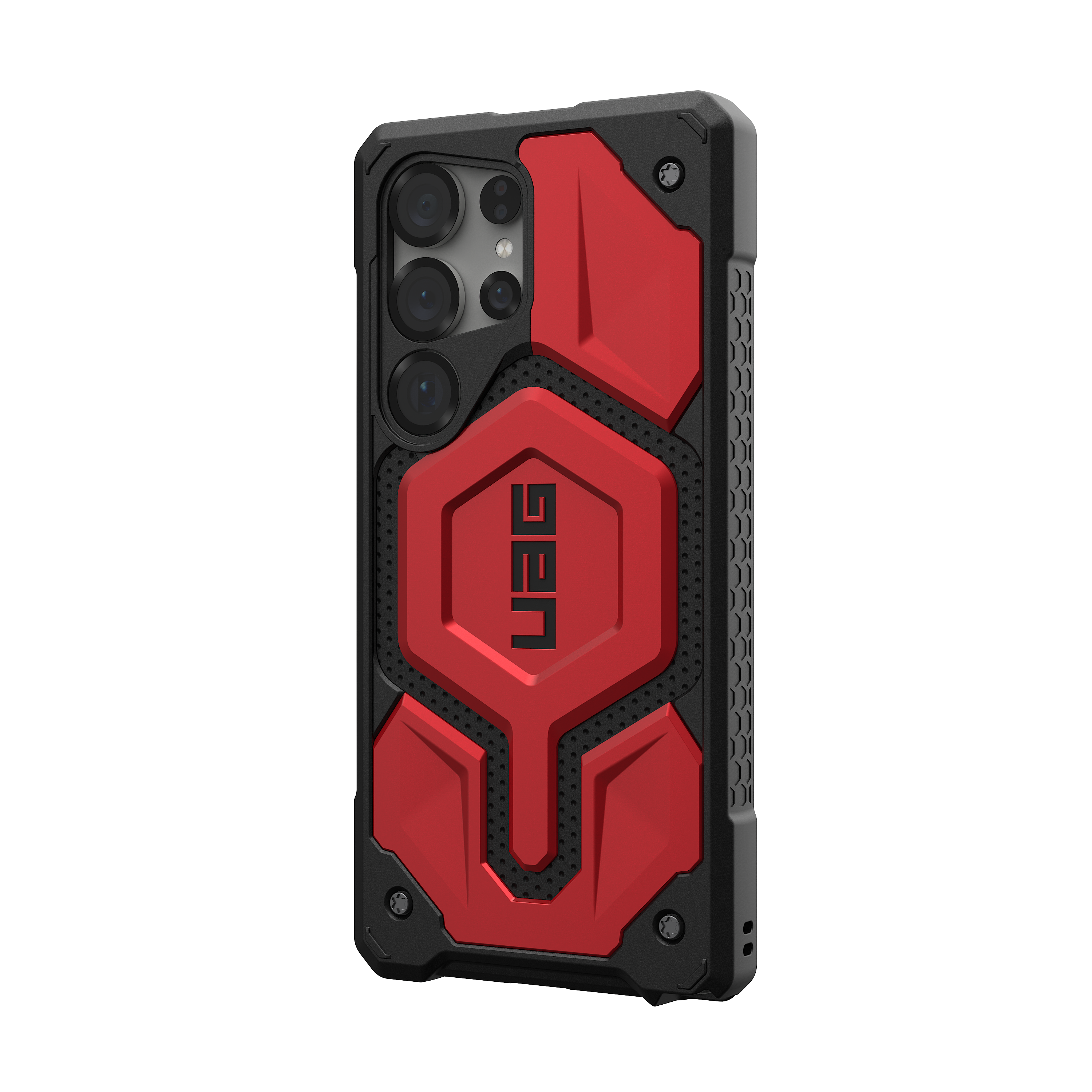Alt View 1. UAG - Monarch Pro Series Case with Magnet for Galaxy S25 Ultra - Crimson.