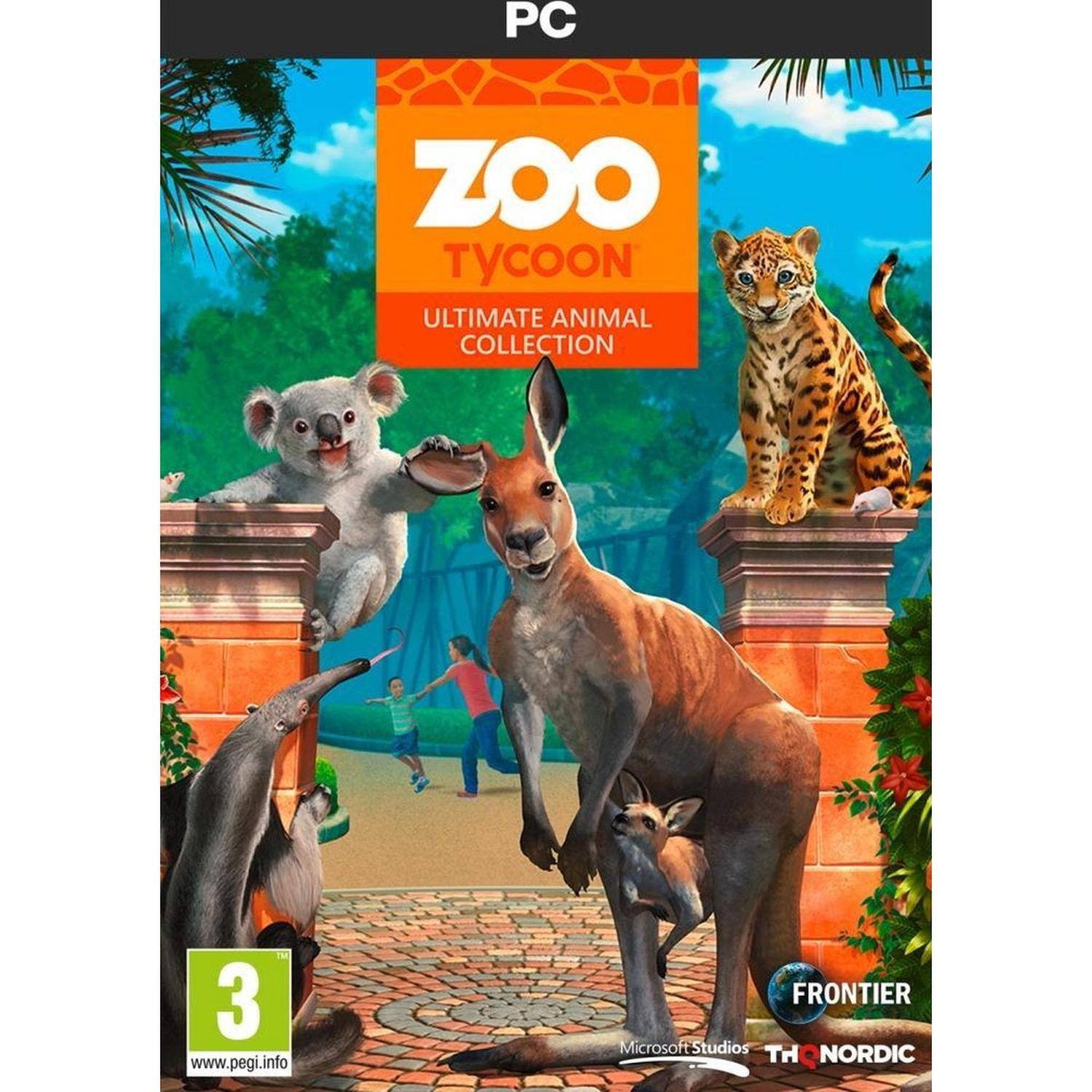 PC ZOO TYCOON ULTIMATE ANIMAL COLLECTION 3 www.pegi.info FRONTIER Microsoft Studios THQ NORDIC