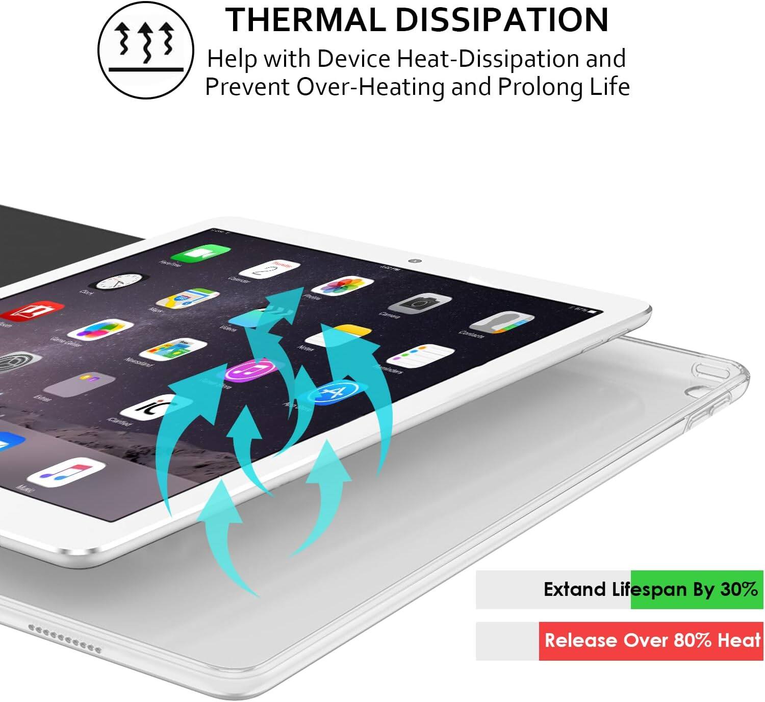 DuraSafe Cases iPad Pro 12.9 inch 1st Gen 2015 Trifold PC Smart Case ...