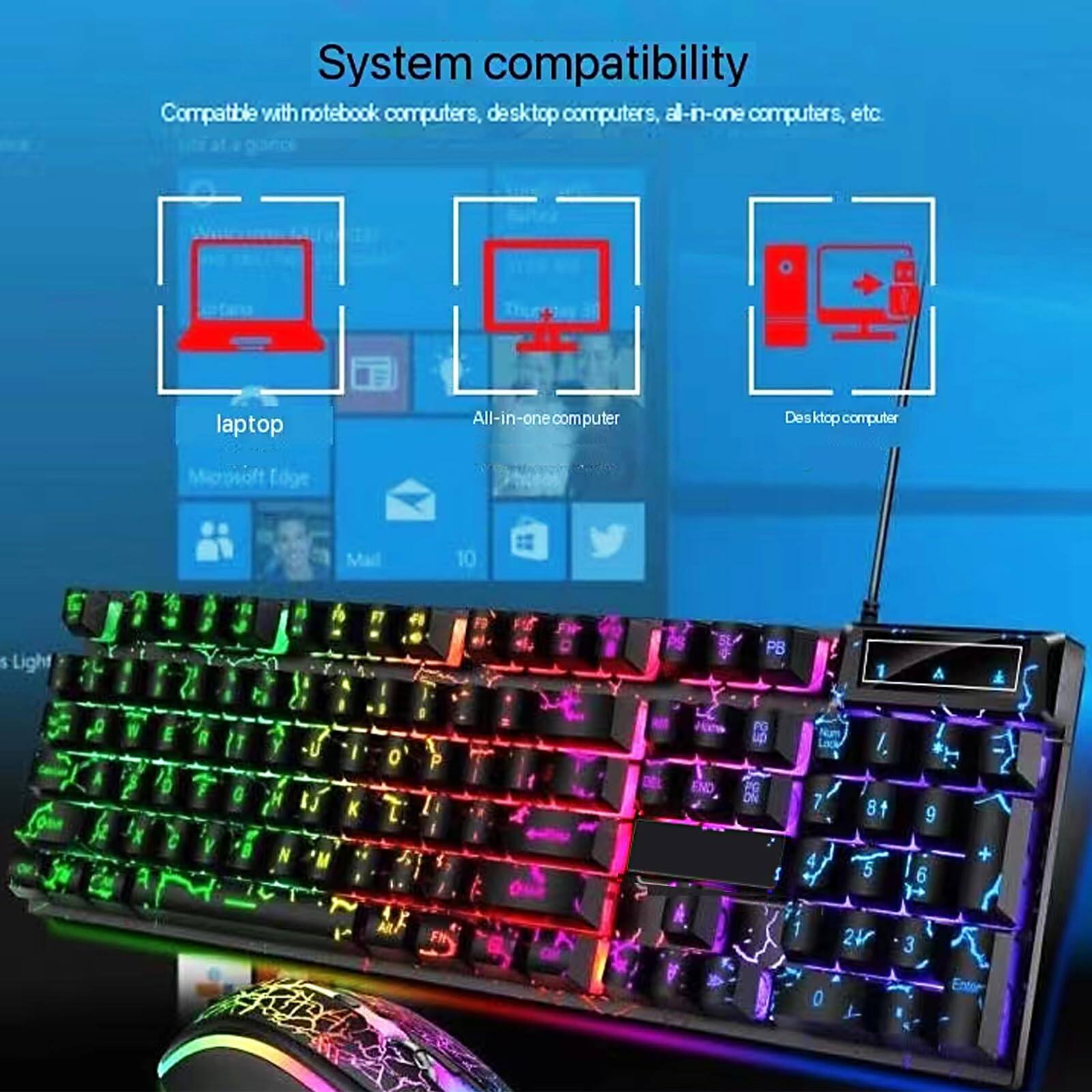 System compatibility  
Compatible with notebook computers, desktop computers, all-in-one computers, etc.

- Laptop
- All-in-one computer
- Desktop computer