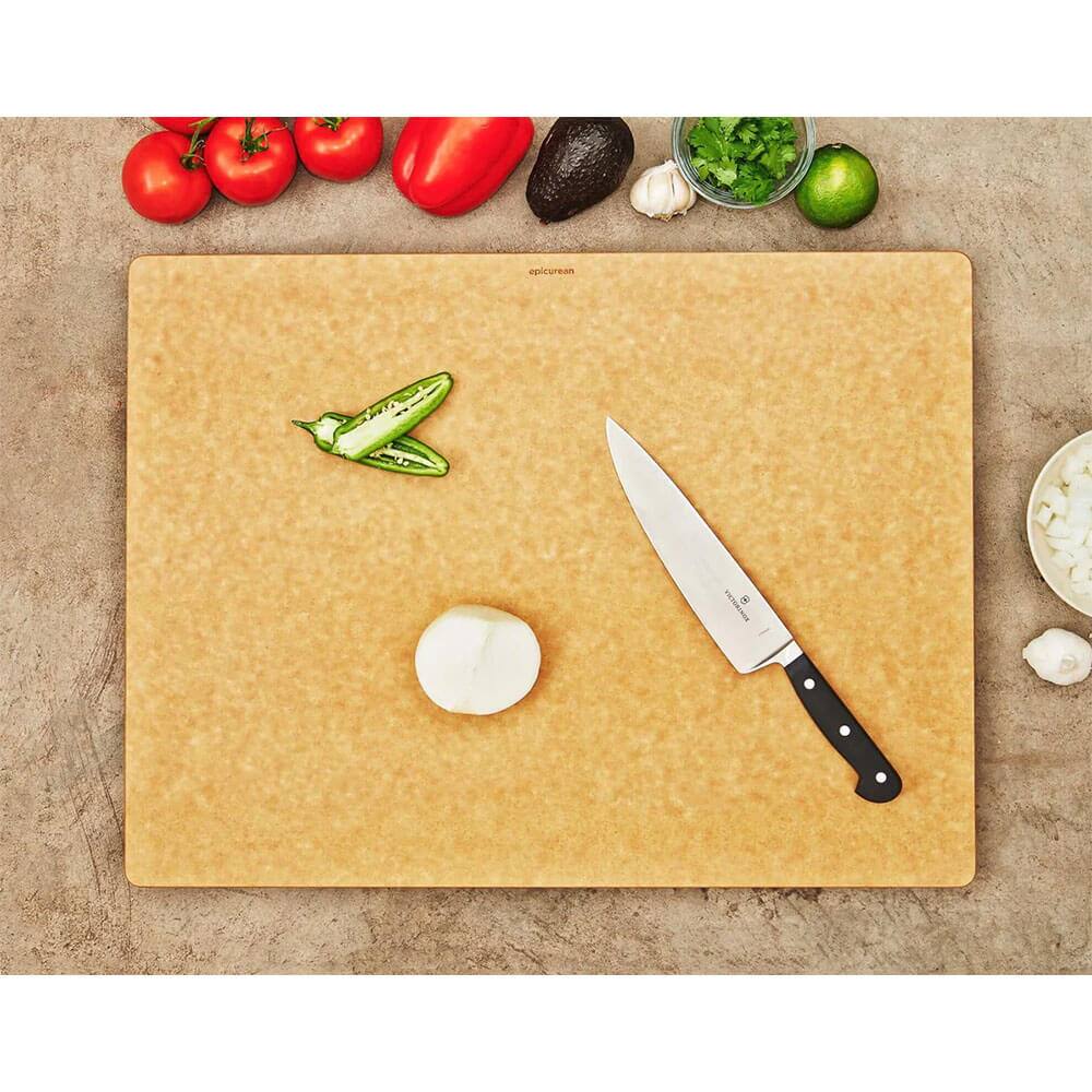 Angle. Epicurean - Epicurean 014241801025 24 inch x 18 inch Big Block Series Cutting Board - Natural/Slate Cascade - Natural/Slate.