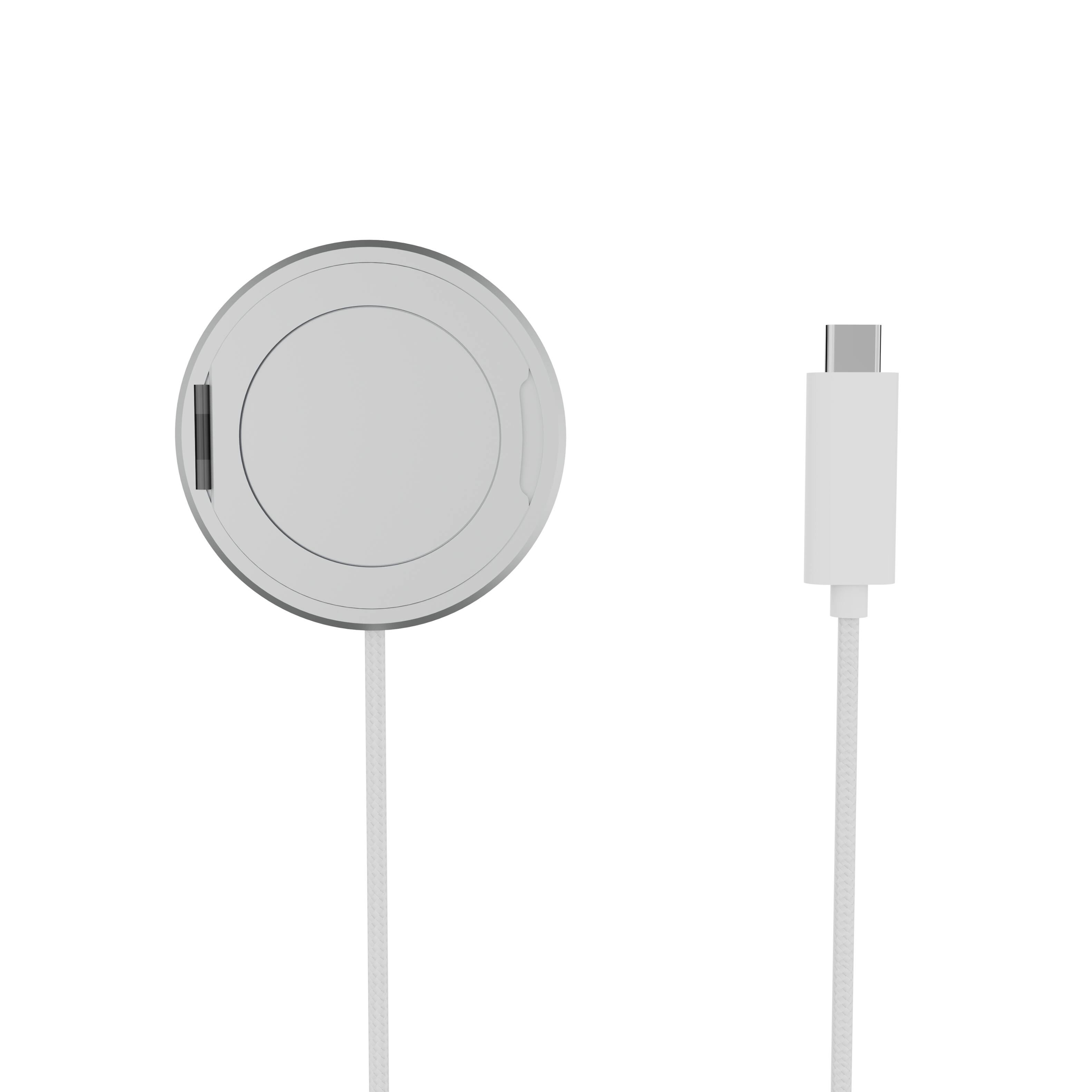 Alt View 2. Siljoy - 25W Wireless Charger for IPhone 17  Qi2.2 Certified Ultra Slim with Temp Control On-the-Go Power Without Overheating - Black/Silver/Yellow.