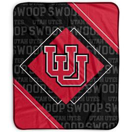 Pegasus - Utah Utes 50" x 60" Diamond Logo Fleece Blanket - Multicolor