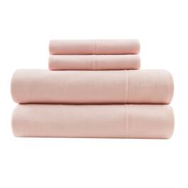 Gracie Mills - Atlas All-Season Cotton Blend Jersey Knit Sheet Set - Blush