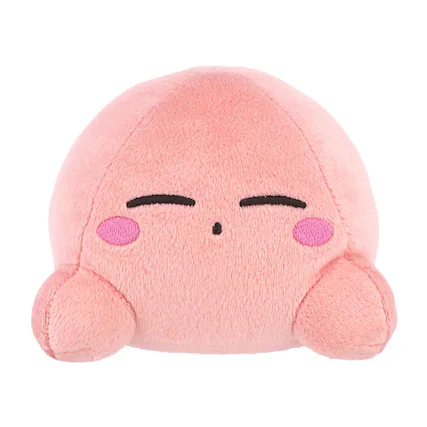 Front. Little Buddy - Kirby Sleeping 6 Inch Collector Plush - Pink.