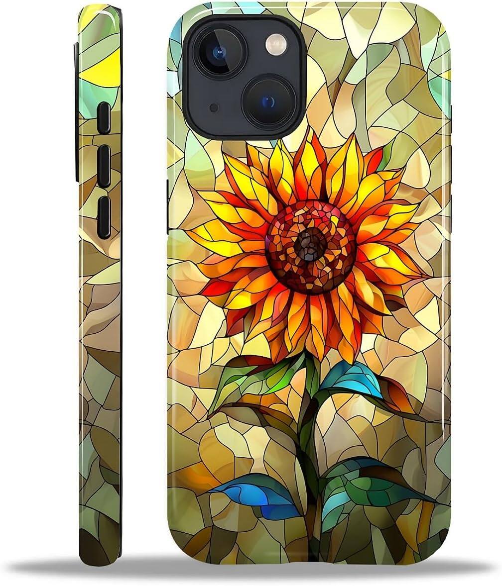 Stained Glass Sunflower