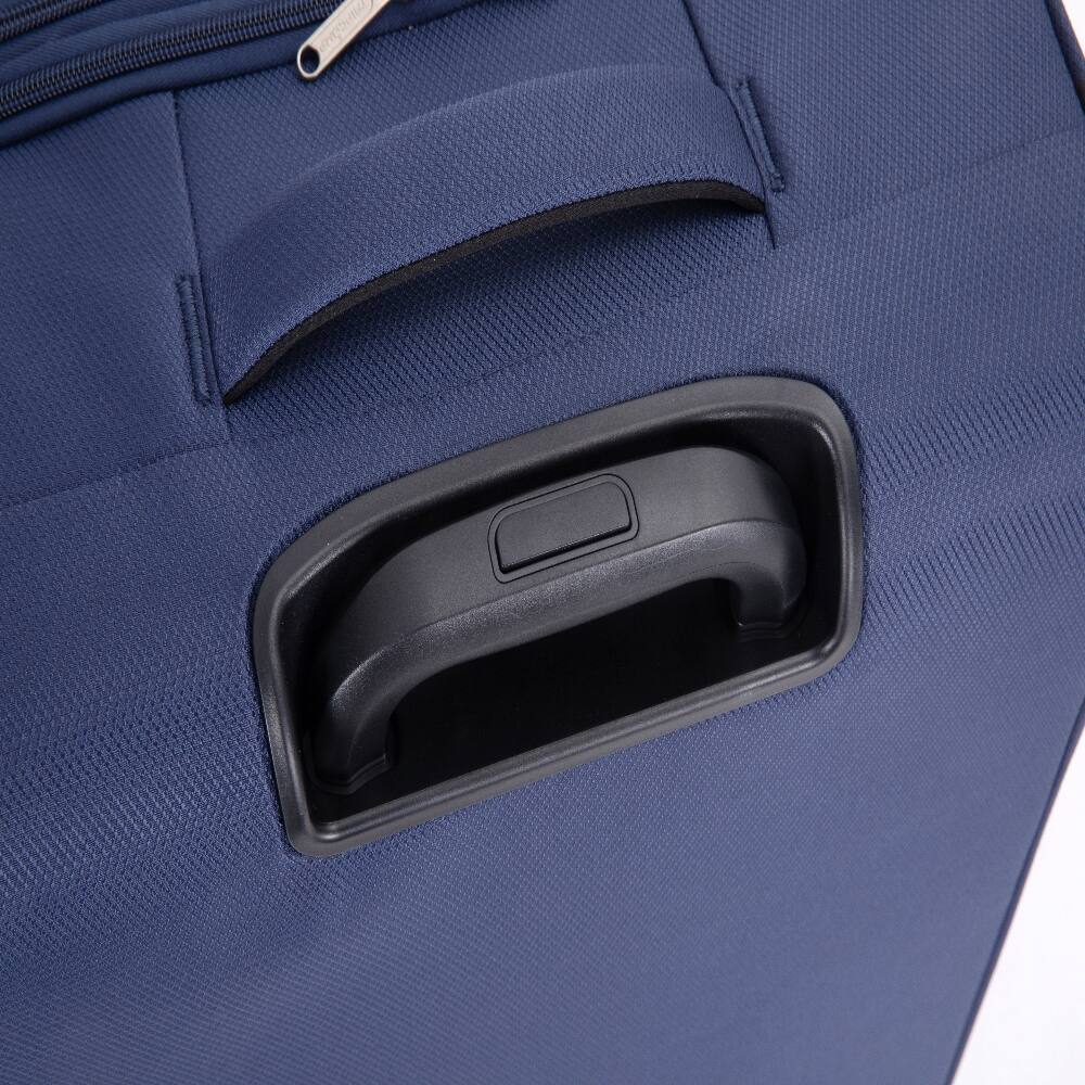 Alt View 10. Ropilly - Ropilly 5 Piece Luggage Set Softshell Suitcase with Spinner Wheels Blue - Blue.