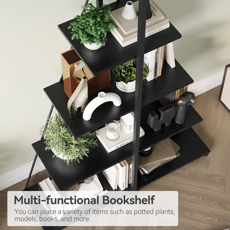 Multi-functional Bookshelf  
You can place a variety of items such as potted plants, models, books, and more.