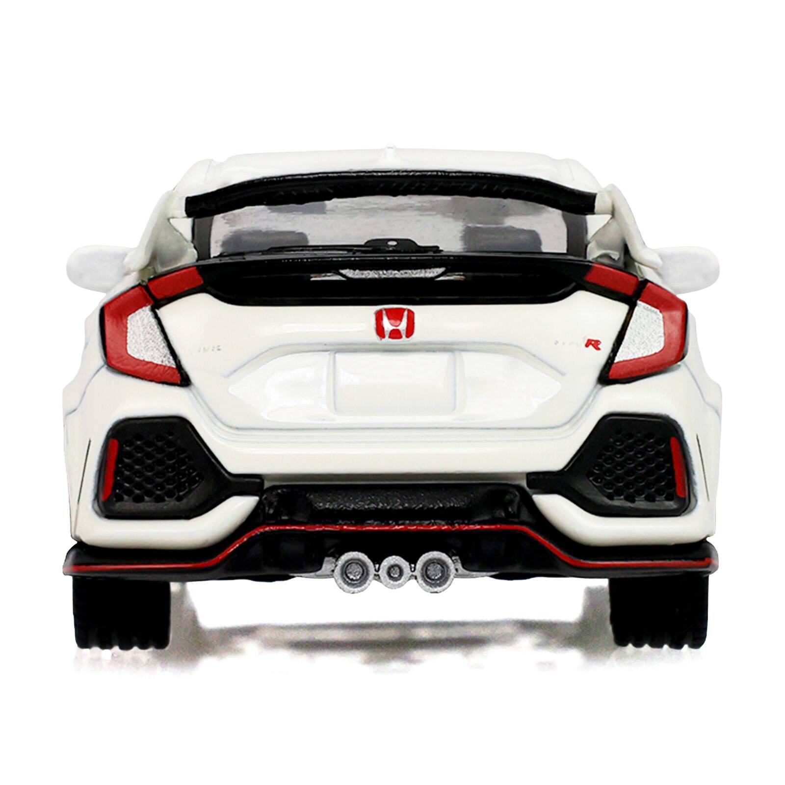 Alt View 4. Greenlight - 2018 Honda Civic Type-R (FK8) RHD Championship White w/ Carbon Hood "Tokyo Torque" 1/64 Diecast Model Car by Greenlight.