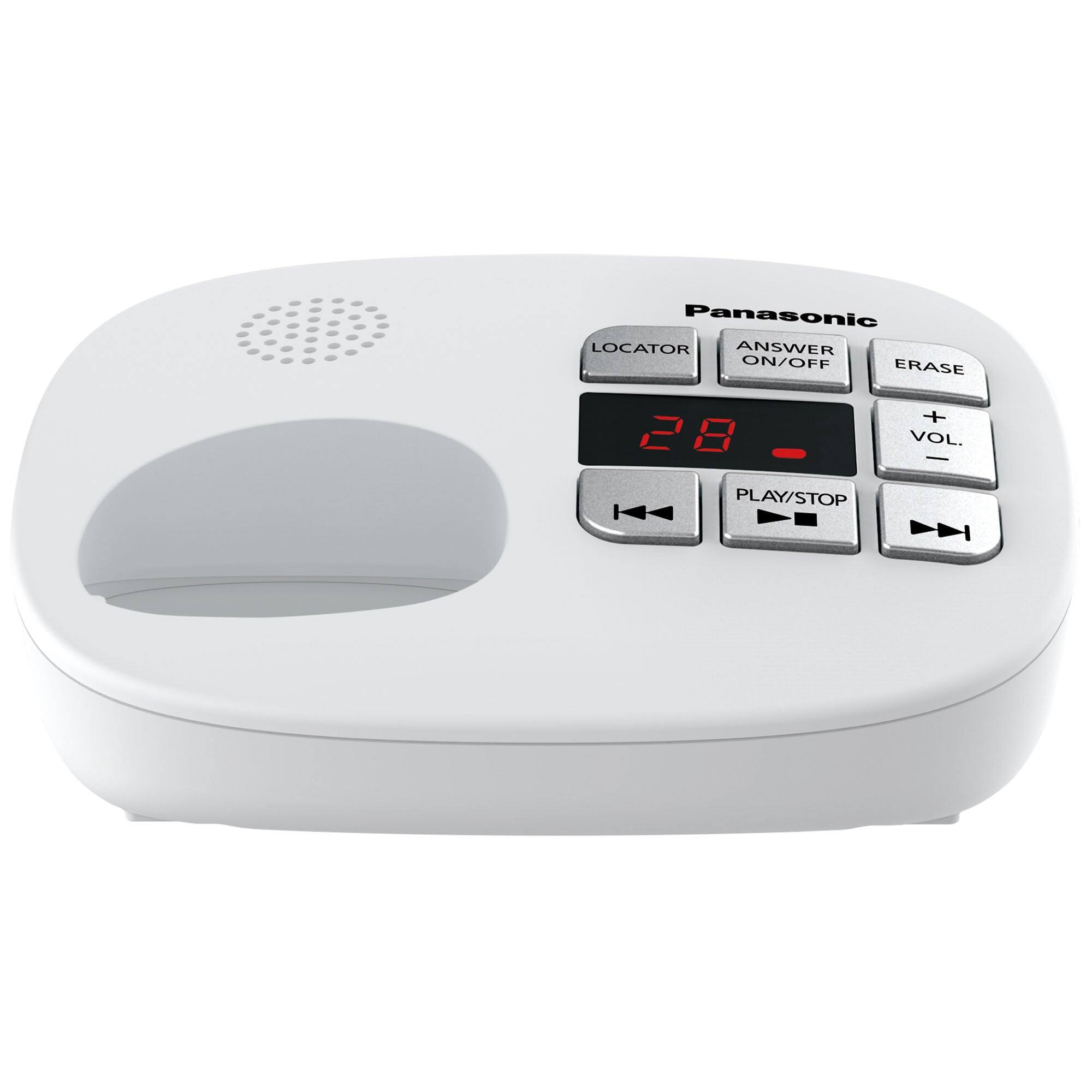 Panasonic

LOCATOR ANSWER ON/OFF ERASE

28

VOL. + -

PLAY/STOP