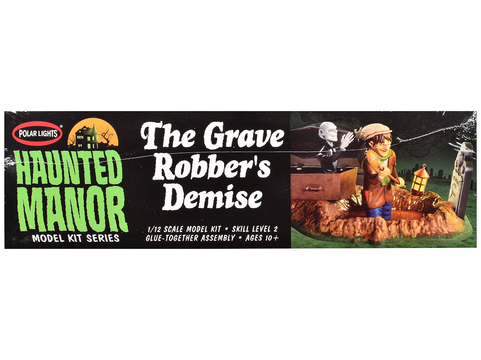 Polar Lights  
Haunted Manor  
Model Kit Series  

The Grave Robber's Demise  
1/12 Scale Model Kit • Skill Level 2  
Glue-Together Assembly • Ages 10+