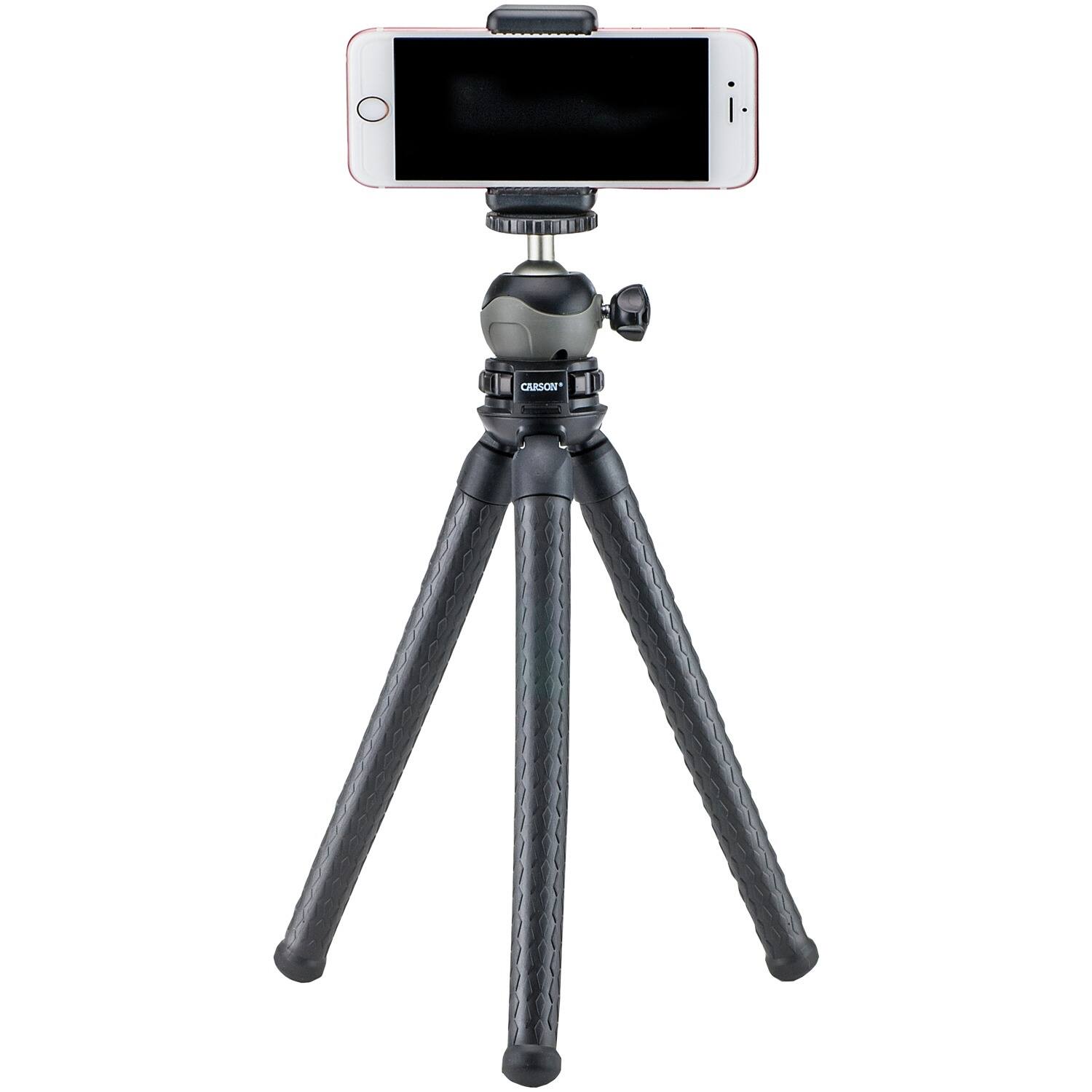 Alt View 4. Carson - BoaPod Flexible Leg Travel Tripod - Multi-Color.