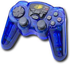 Angle Standard. Mad Catz Accessories - Dual Force Controller (Banzi Blue) - Banzi Blue.