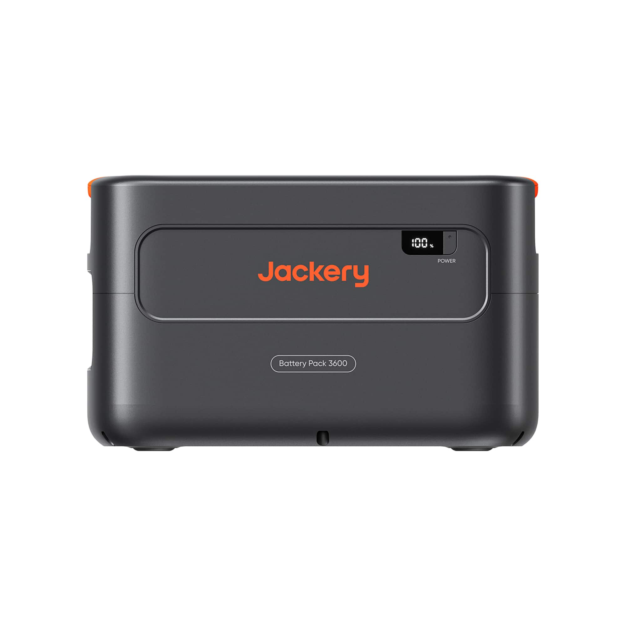 Jackery - Battery Pack 3600 Plus Expandable Capacity Add-On (3584 Wh Capacity) - Black - Front_Zoom