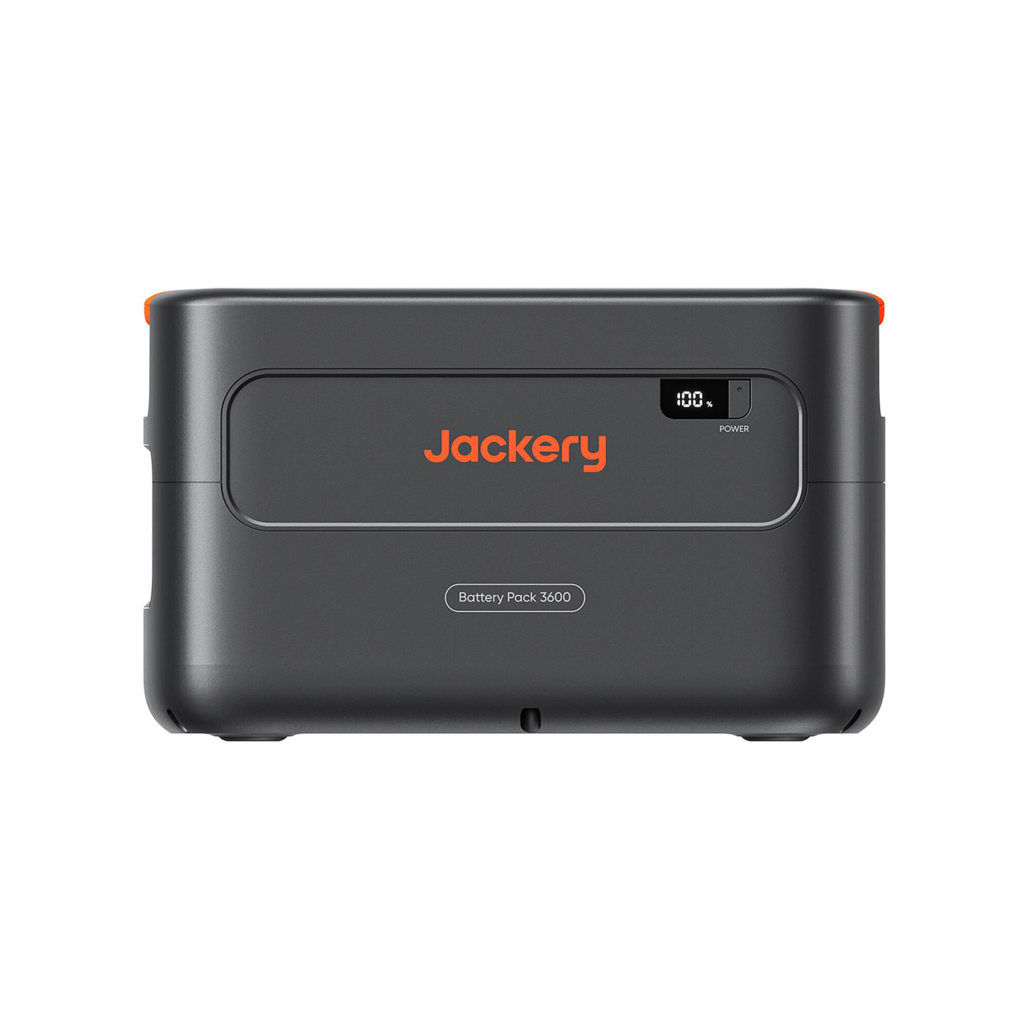 Jackery - Battery Pack 3600 Plus Expandable Capacity Add-On (3584 Wh Capacity) - Black