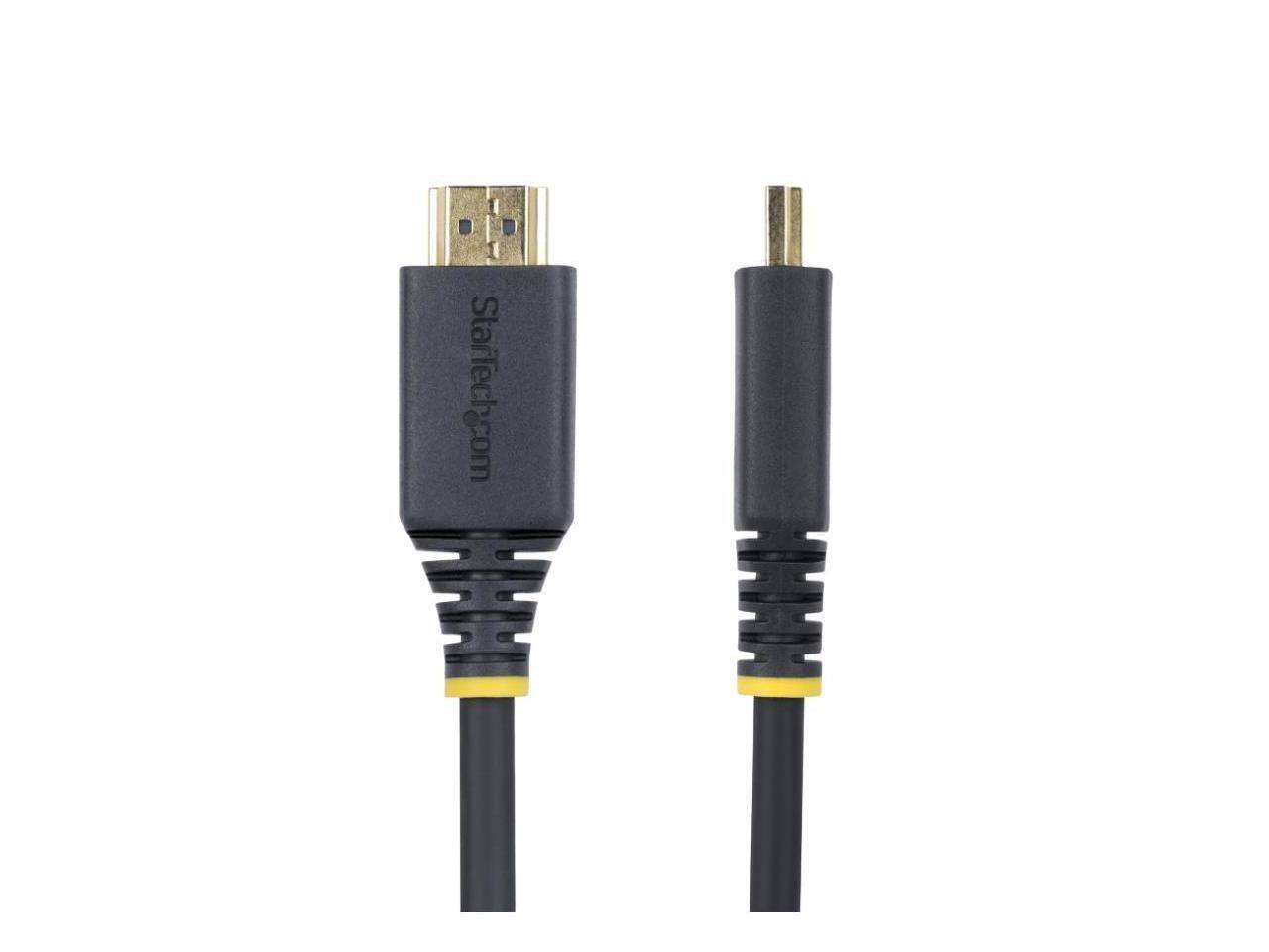 Front. StarTech.com - StarTech 1.5m HDMI 2.0 Cable, 4K 60Hz, HDR10, HDCP 2.2, 18Gbps, TPE Jacket.