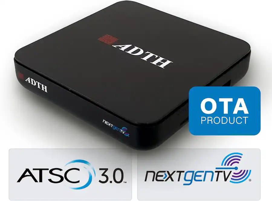 Adth ADTH NextGen TV Box Gen 2, ATSC 3.0/1.0 Digital Tuner and Receiver ...