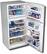 Front Detail. Whirlpool - Contour 21.6 Cu. Ft. Top-Mount Refrigerator - White on white.