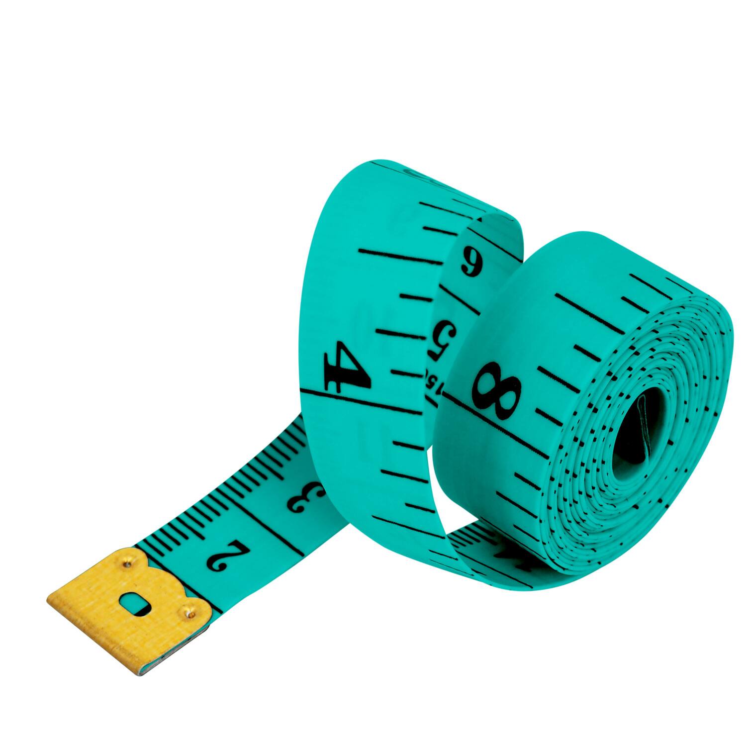 Front. Garnen - 1x Body Measuring Tape Body Tape Measure 60" Soft Flexible Measuring Tape for Body Measurements Fabric Clothing, Green - Green.