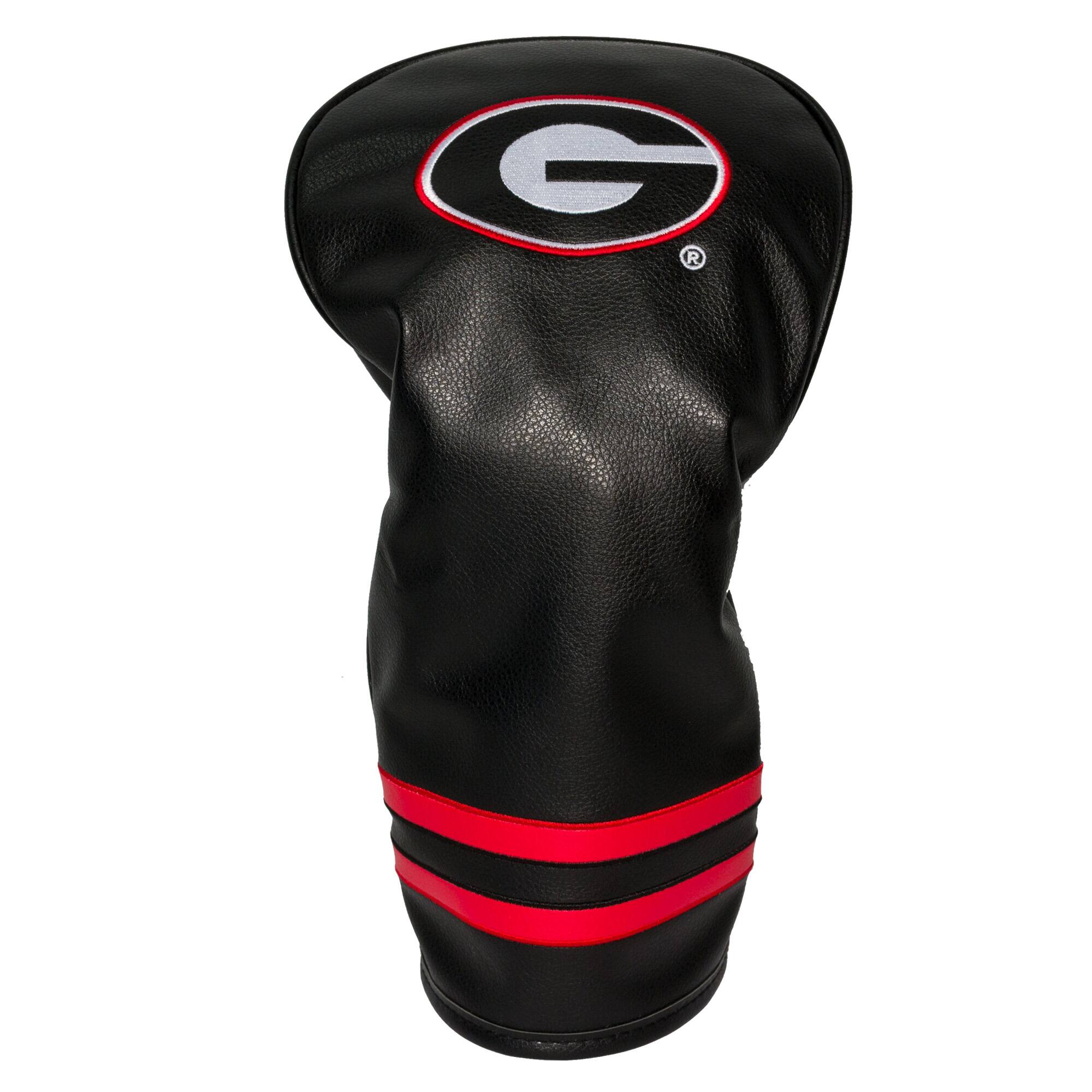Front. Team Golf - Georgia Bulldogs Vintage Driver Head Cover - Multicolor.