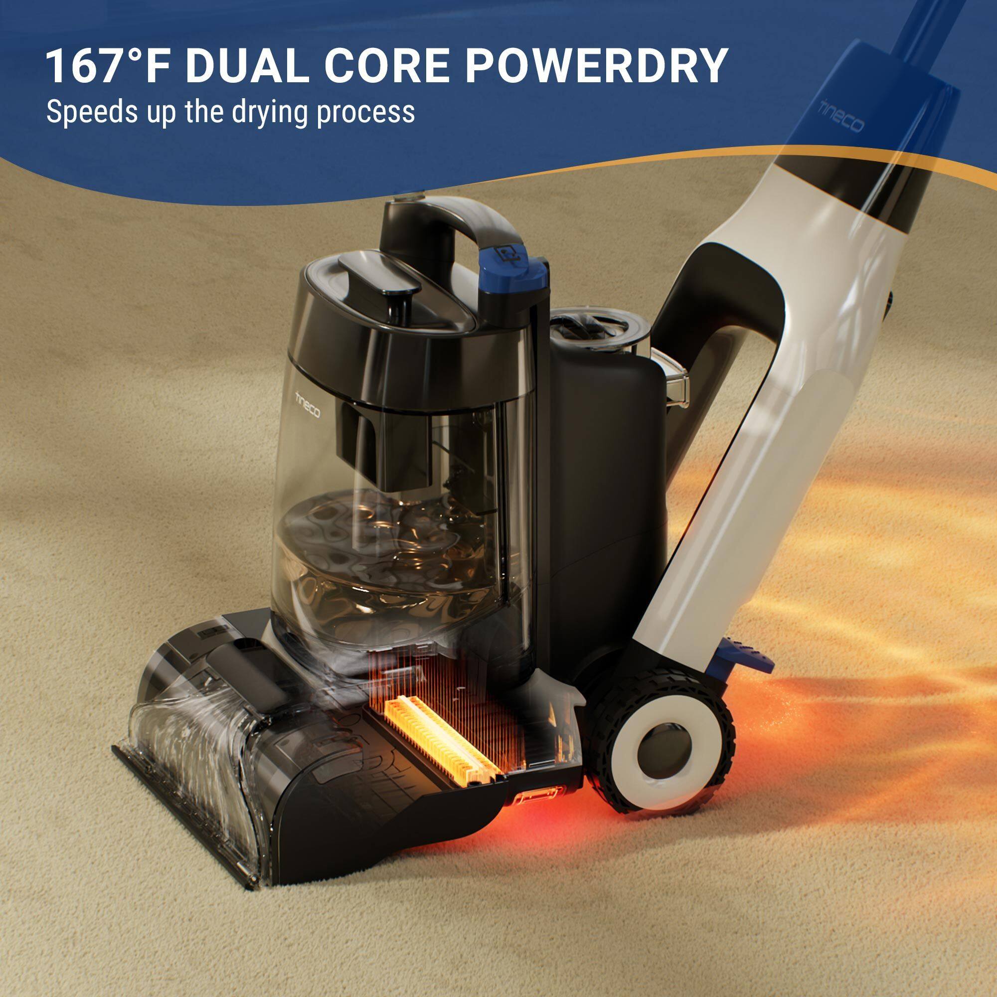 167°F DUAL CORE POWERDRY  
Speeds up the drying process