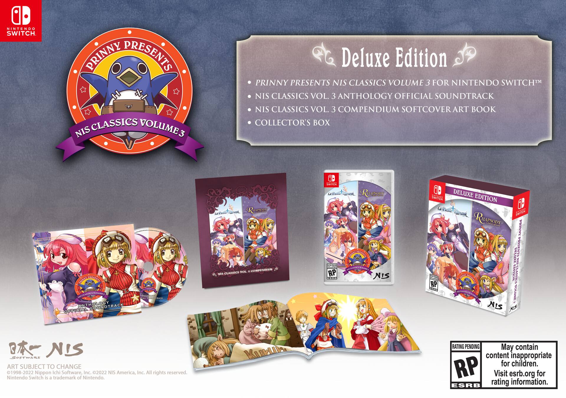 Angle. Koei Tecmo - Prinny Presents NIS Classics Volume 3: La Pucelle: Ragnarok / Rhapsody: A Musical Adventure.