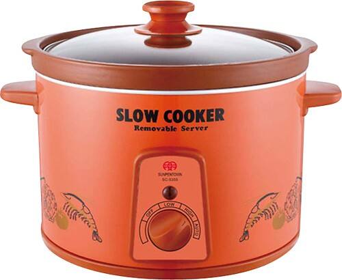 Best Buy Spt Zisha 5 Quart Slow Cooker Pumpkin Orange Sc 5355