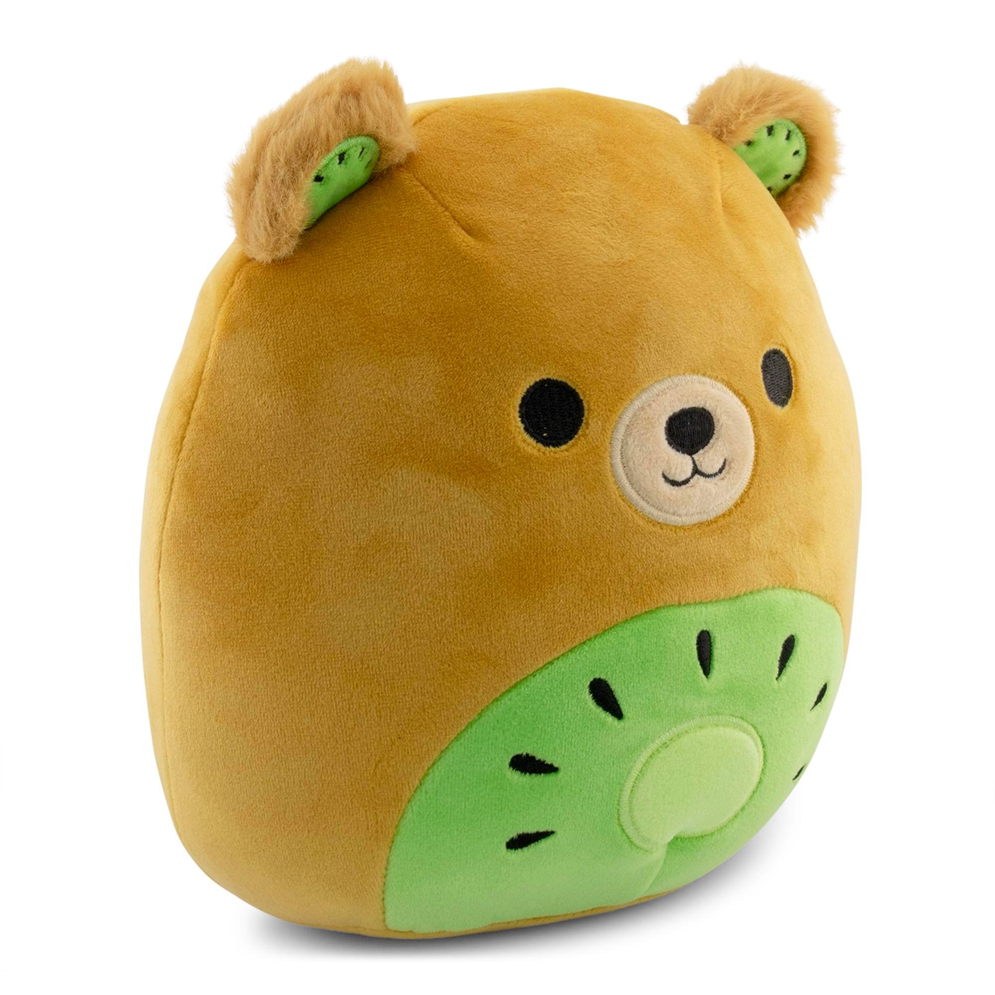 Alt View 10. Kellytoy - Squishmallows Fruit Hybrid Squad 8 Inch Plush | Mitchard The Kiwi Bear - Green.