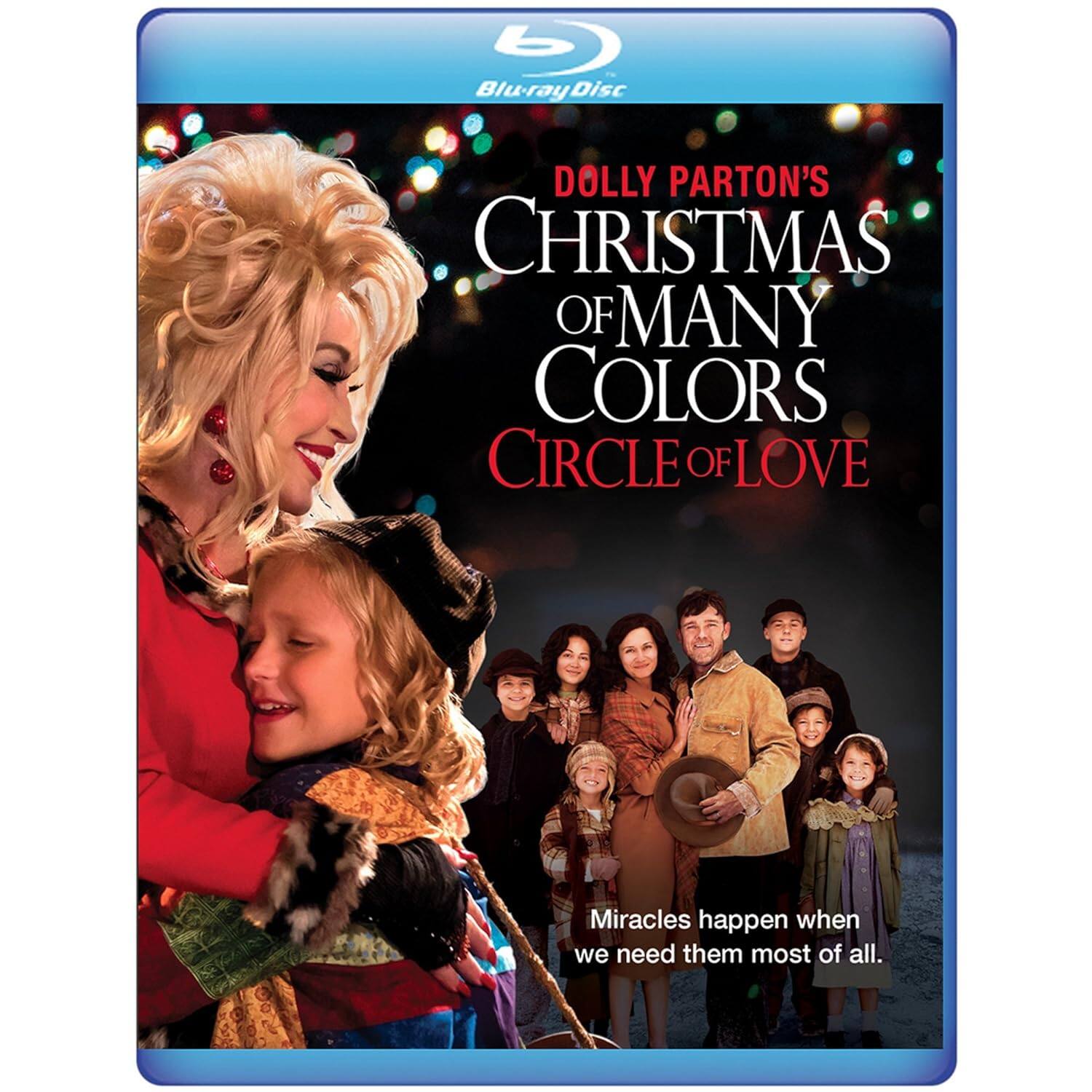 Front. Dolly Parton's Christmas of Many Colors: Circle of Love - BluRay.