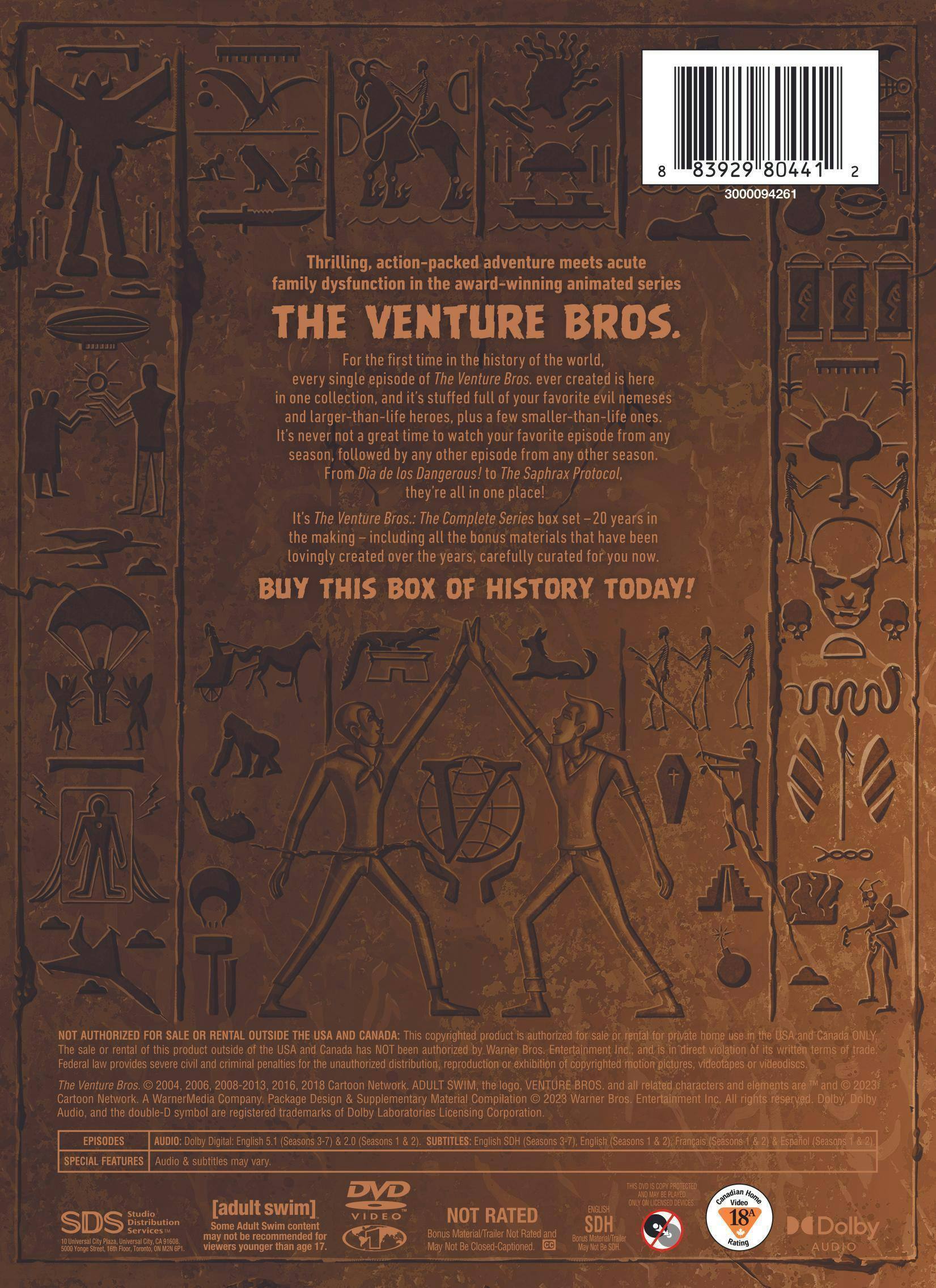 Angle. The Venture Bros.: The Complete Series (Box Set) [DVD].