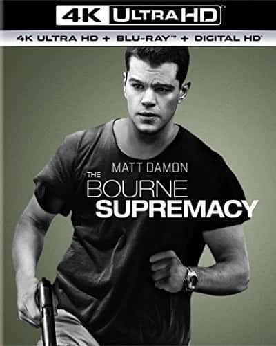 Front. The Bourne Supremacy   - 4K Blu-Ray.