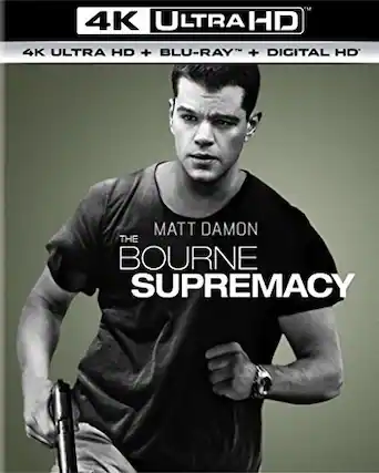 Front. The Bourne Supremacy - 4K Blu-Ray.