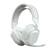 Front. JLab - Nightfall Wireless Bluetooth Gaming Over the Ear Headset - White.