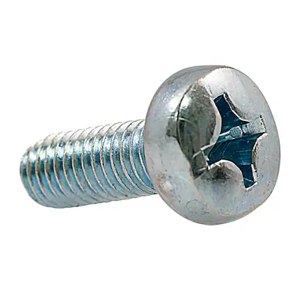 Front. RackSolutions - RackSolutions M6 x 16mm Pan Head Phillip Drive Screw 50-Pack - Black.