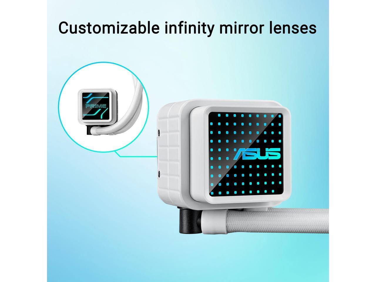 Customizable infinity mirror lenses
