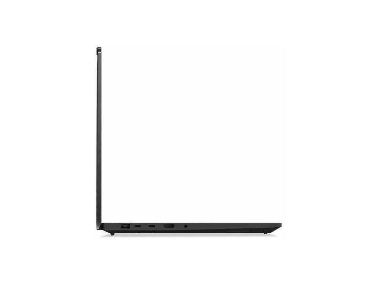 Alt View 2. Lenovo - Lenovo ThinkPad P1 Gen 7 16" Intel Core Ultra 7 155H RTX 1000 16GB 512GB SSD Win 11 Pro - Black.