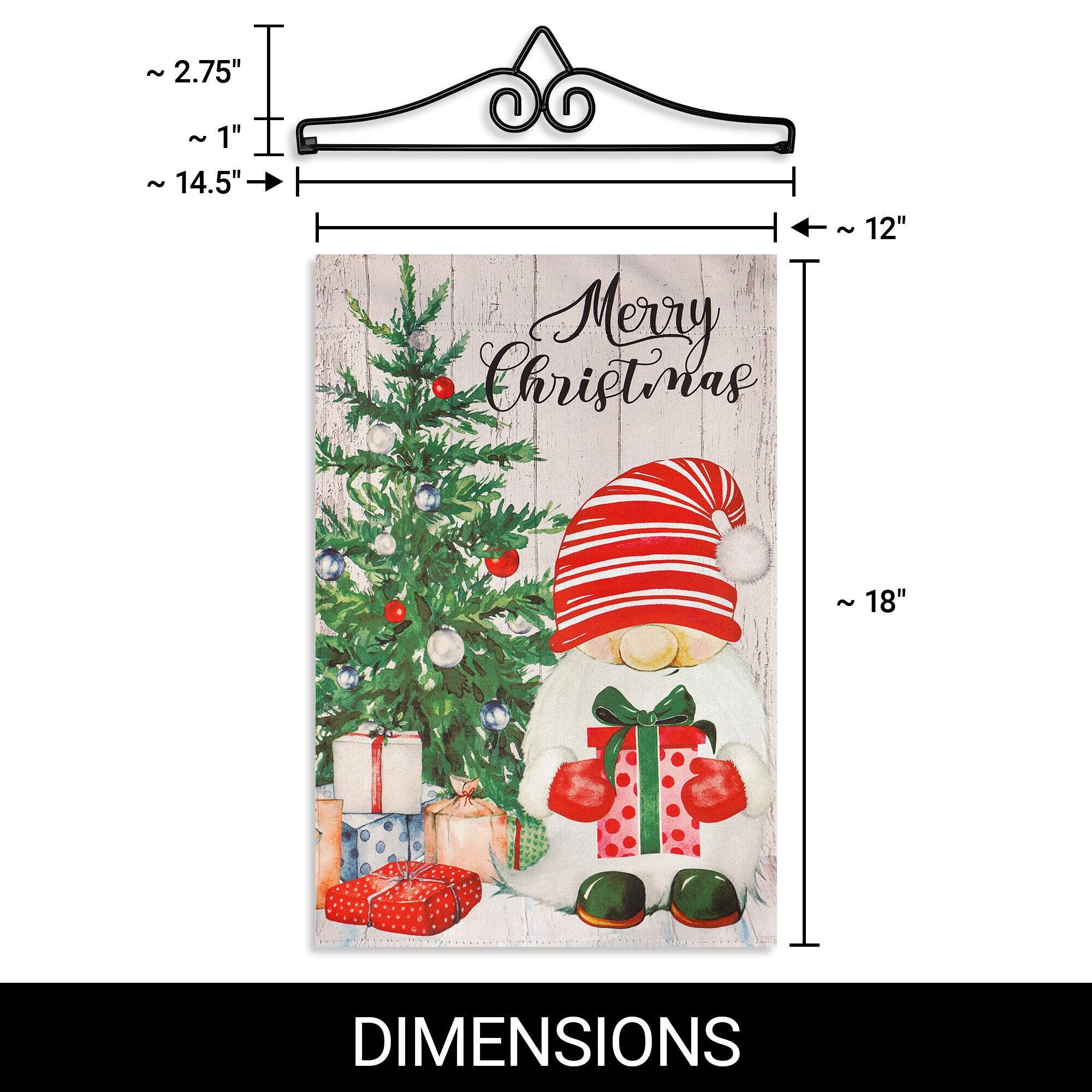 - ~2.75"
- ~1"
- ~14.5"
- ~12"
- ~18"
- Merry Christmas
- DIMENSIONS