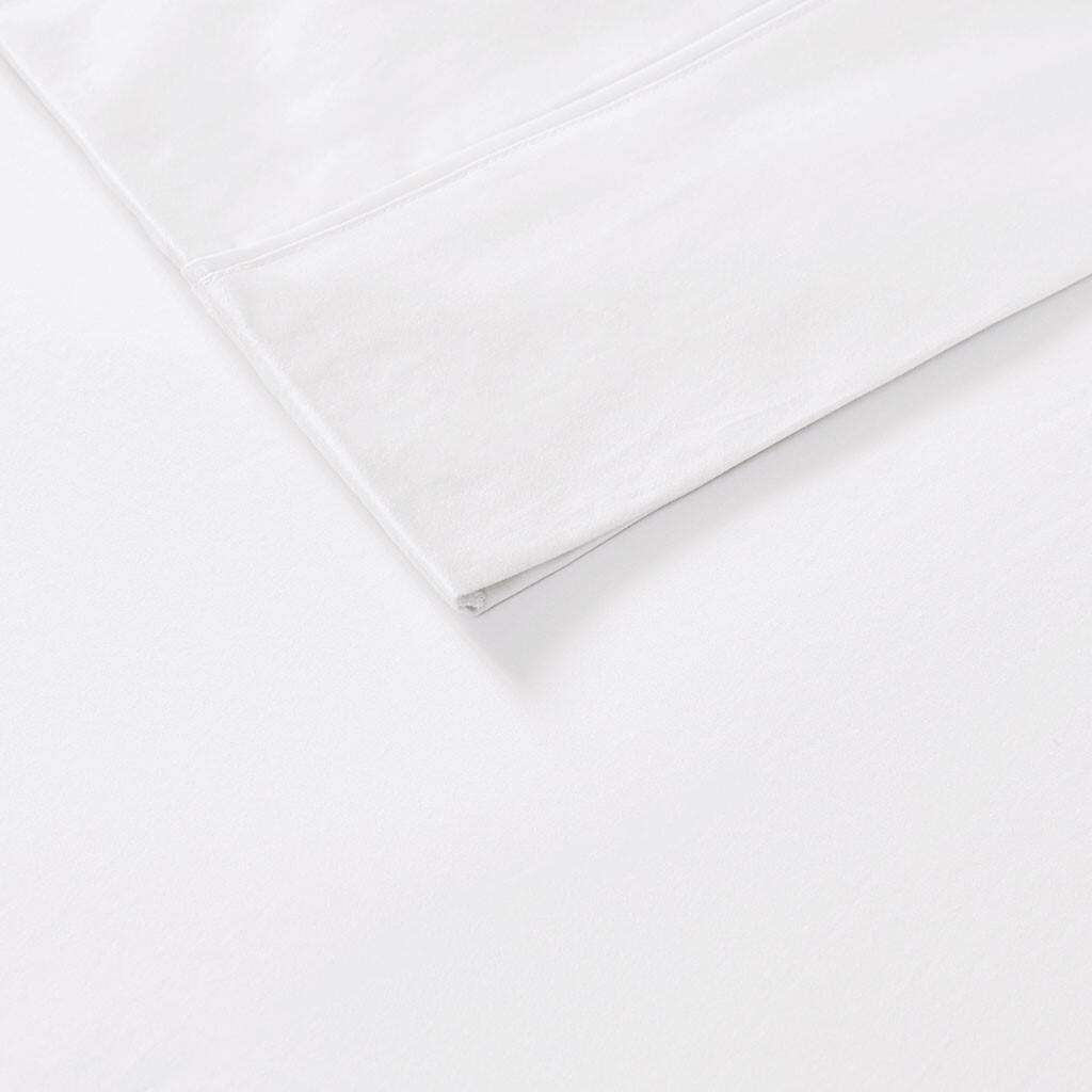 Alt View 5. Gracie Mills - Gracie Mills Elodie 800 Thread Count Sateen Sheet Set - White.