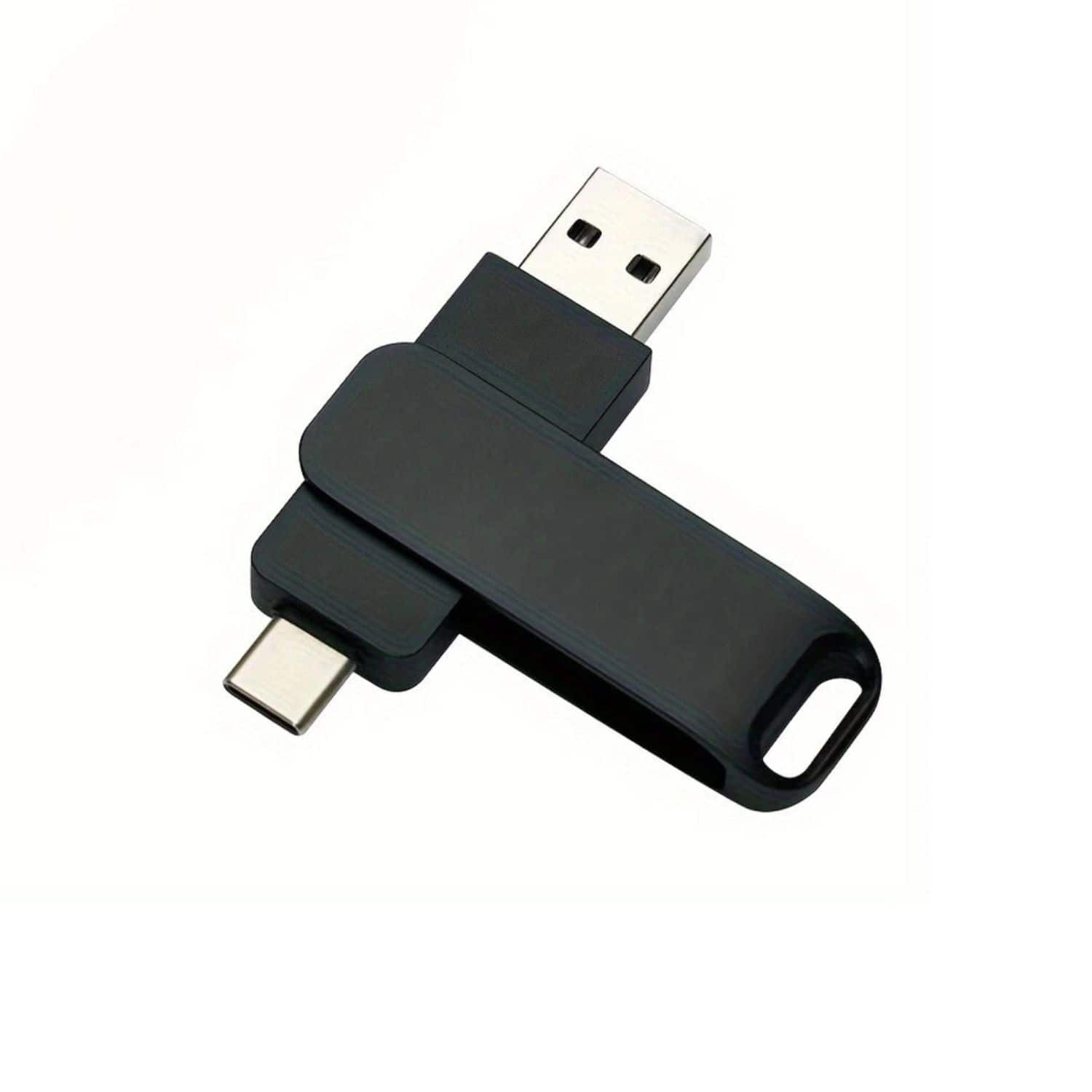 Stock Preferred - 256GB USB 3.0 Type-C Flash Drive – High-Speed Portable Storage Stick - Black