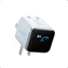 Front. Anker - Anker Smart Display Charger,Anker Nano 45W Fast Charging USB C Charger - Blue.