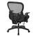 Alt View 11. OSP Home Furnishings - Professional R2 SpaceGrid Back Manager’s Chair with Adjustable Lumbar Support and Adjustable Flip Arms - Black.