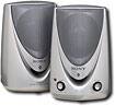 Front Detail. Sony - Powered Speakers (Pair) - Silver.