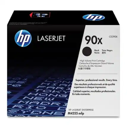 Front. HP - 90X High-Yield Toner Cartridge - Black.